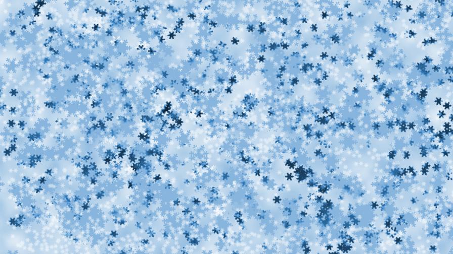 Abstract Snowflakes Background