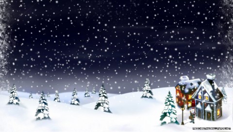 Amazing Christmas Night 480x272 PSP - Wallpaper ...
