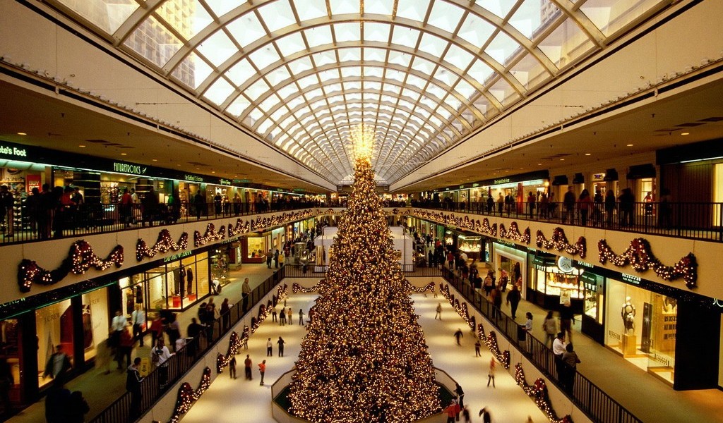 Christmas Gallery Houston 1024x600 Wallpaper