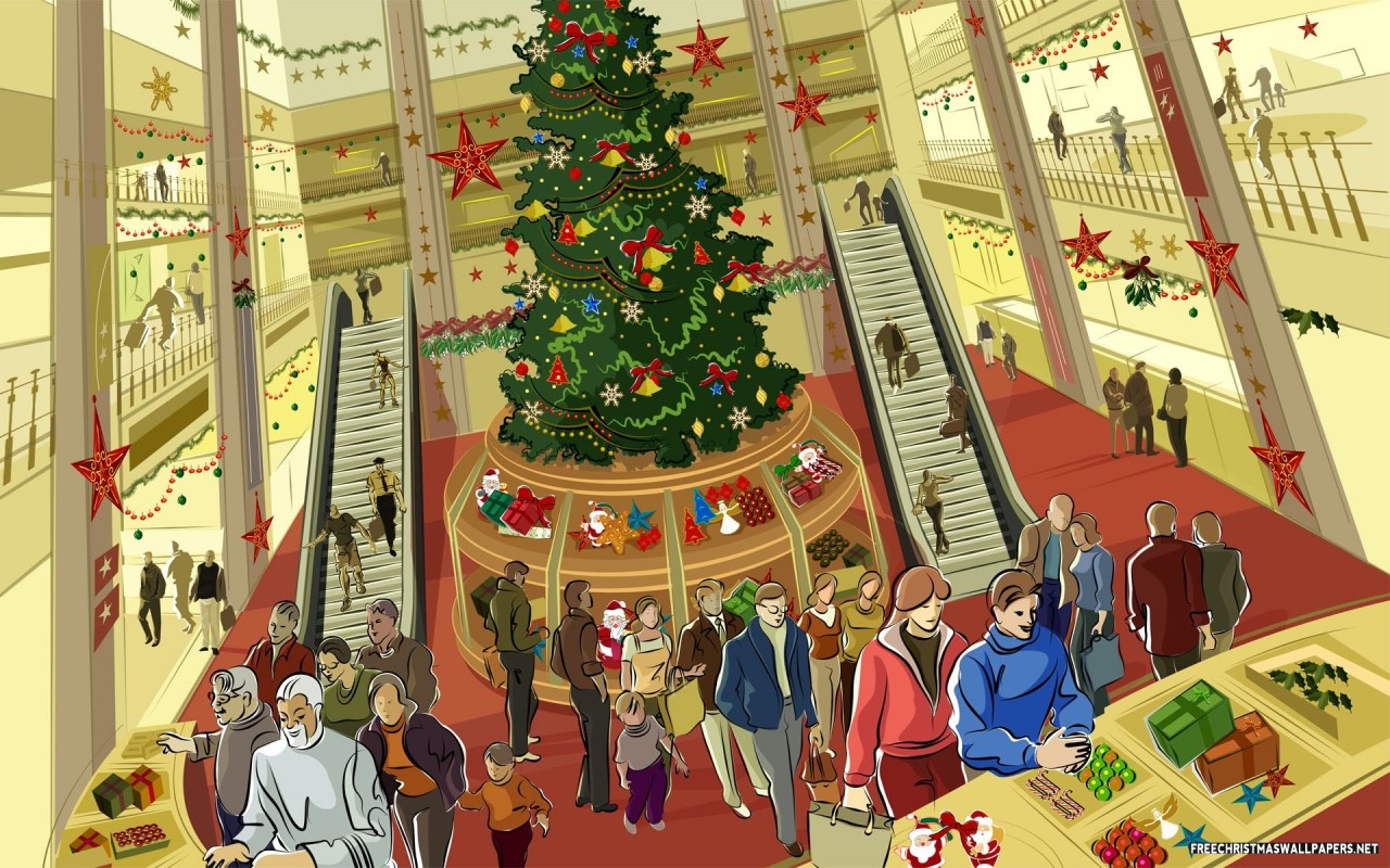 Christmas Shopping Mall