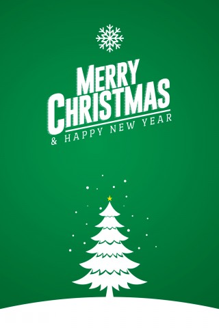 Merry Christmas Tree Card 1