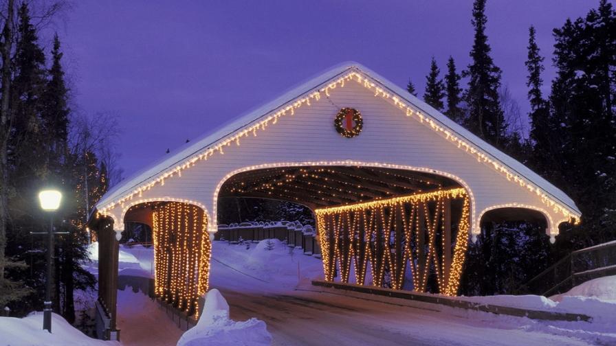 Christmas Covered Bridge