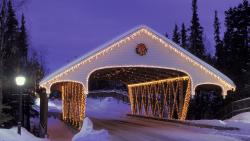 Christmas Covered Bridge