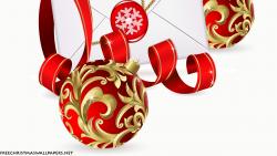 Christmas Letter Ornament Background