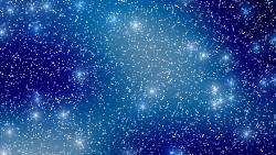 Christmas Snow And Stars