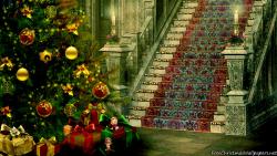 Christmas Stairs Decoration